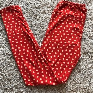 Lularoe OS Polkadot Leggings